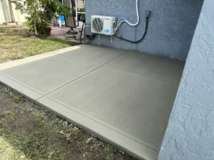 concrete slab in in Statesville, North Carolina